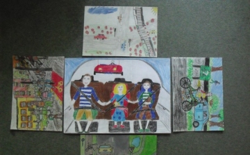 Közlekedésbiztonság gyermekszemmel - rajzpályázat